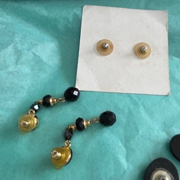 5 pairs of classic color earrings - Picture 9 of 9